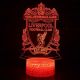 Beling 3D lámpa,  Liverpool labdán, 7 színű S371TTR