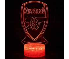 Beling 3D lámpa, 3D lámpa Arsenal, 7 színű S203JK