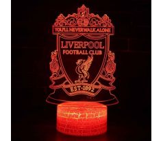 Beling 3D lámpa,  Liverpool, 7 színű S371