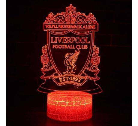 Beling 3D lámpa,  Liverpool, 7 színű S371