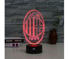 Beling 3D lámpa, AC Miláno, 7 színű S190