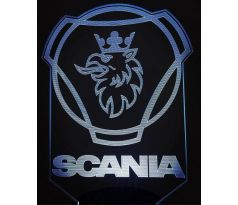 Beling 3D lámpa, Scania Logo , 7 színű DW5DHDS13