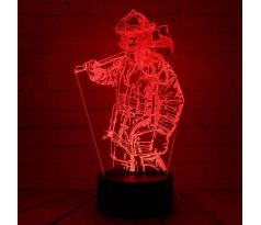 Beling 3D lámpa,Tűzoltó , 7 színű HG56Q