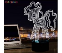 Beling 3D lámpa, My Little Pony, 7 színű S237
