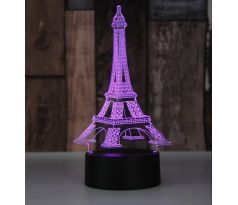 Beling 3D lámpa, Eiffel torony, 7 színű S93