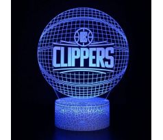 Beling 3D lámpa,NBA  L.A. Clippers, 7 színű QX6