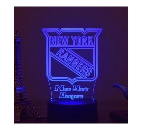 Beling 3D lámpa, 3D lámpa New York Rangers , 7 színű S2JD0354F