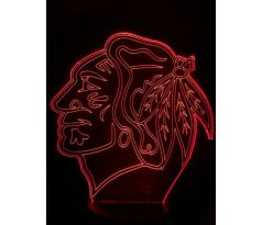 Beling 3D lűmpa, Chicago Blackhawks, 7 színű S163842RT